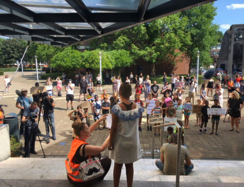 Protest tegen racisme